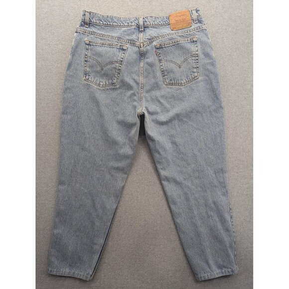 Vintage Levis 550 Jeans Womens 20W Medium Wash Relaxed Fit Tapered Leg Denim Y2K - Picture 9 of 15